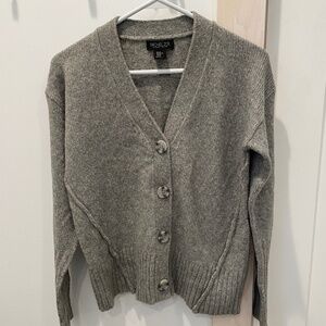 Rachel Zoe Gray Cardigan Sweater Sz. XS